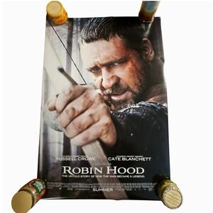 Robin Hood 2010 Original Movie Poster 27x40 Russell Crowe Cate Blanchett D/S